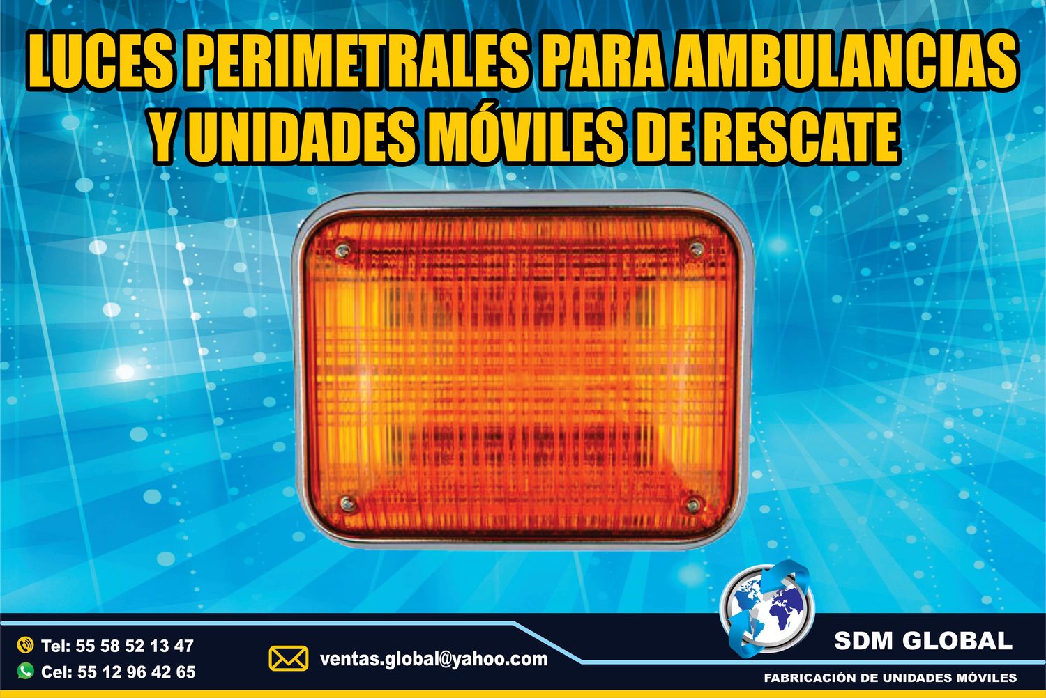 Venta de Luces Perimetrales para Ambulancias de Traslado Tipo I, II<br>