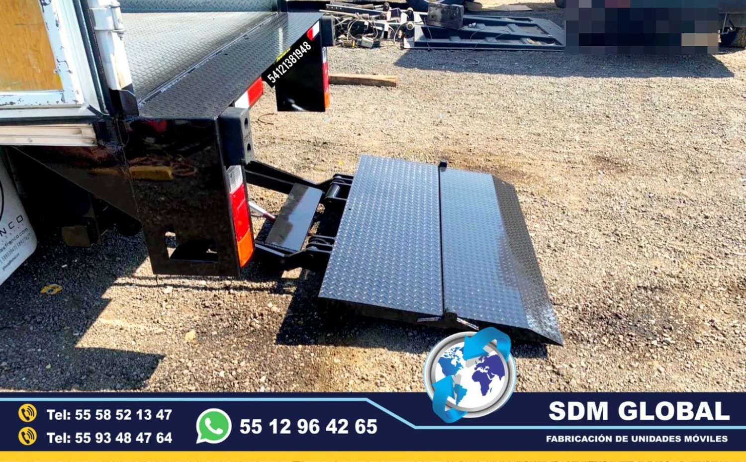 Fabricantes de Rampas Hidraulicas para camioneta y camion de carga <br>