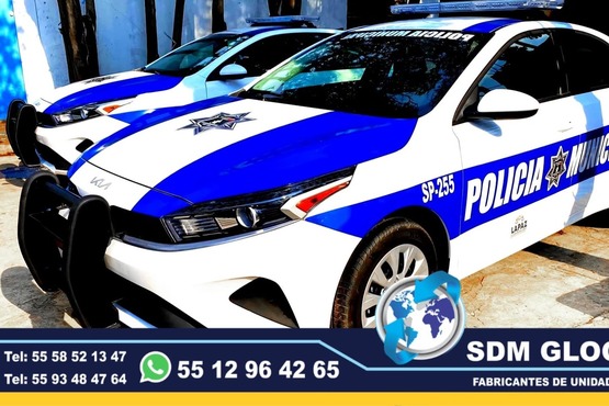 fabricantes de patrullas ambulancias gruas motopatrullas conversion equipamiento fabricacion venta luces equipo marca whelen federal signal epcom system accesorios metalicos roll bar banca central tumbaburros burrera defensa trasera tipo escalon torreta sirena bocina estrobos codigos unidades moviles medicas especiales sdm global mexico