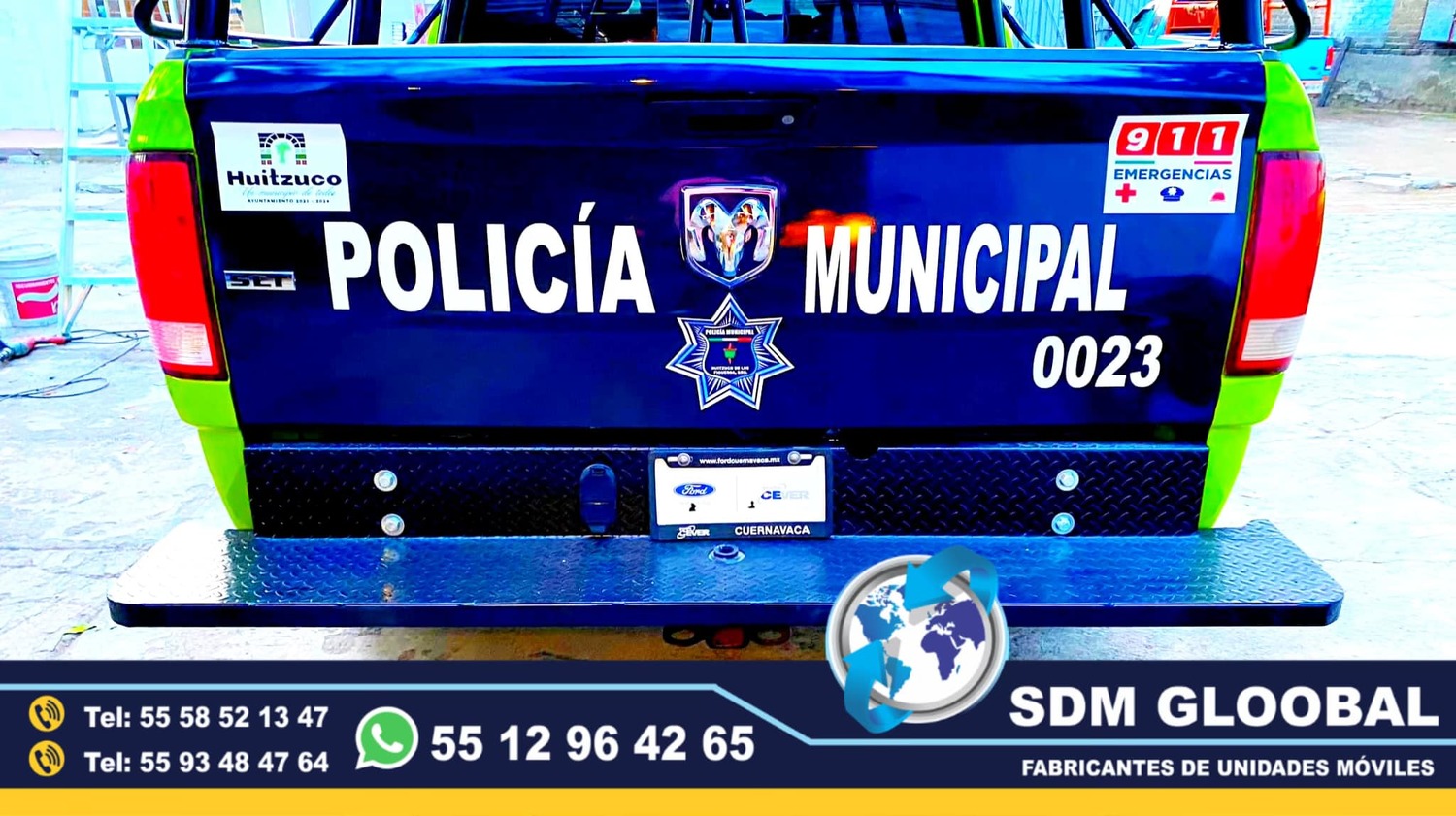 Fabrica de Defensa tipo escalon para Patrullas Pick Up Sedan<br>