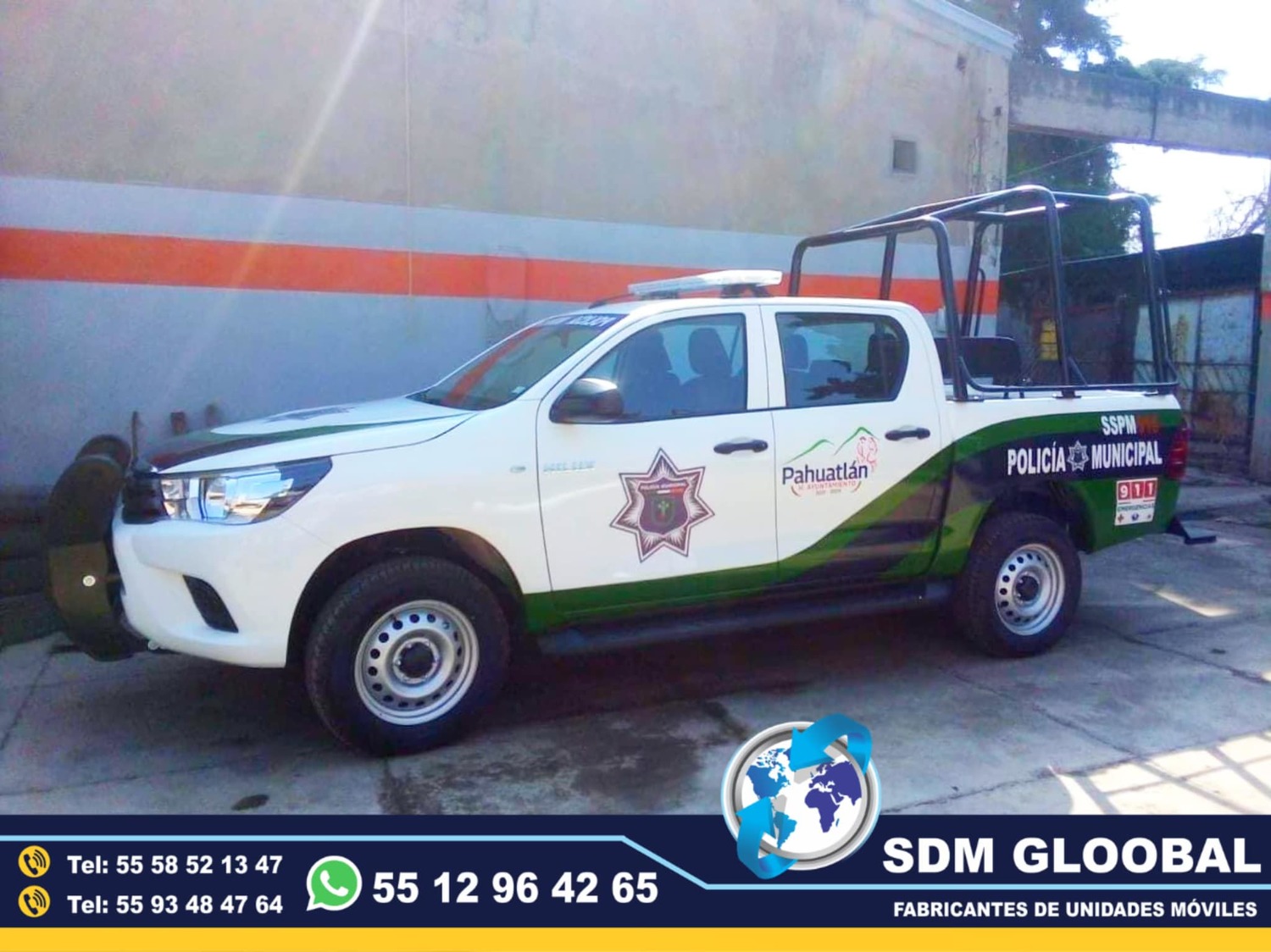Fabrica de Roll Bar tipo comando para Patrullas Pick Up <br>