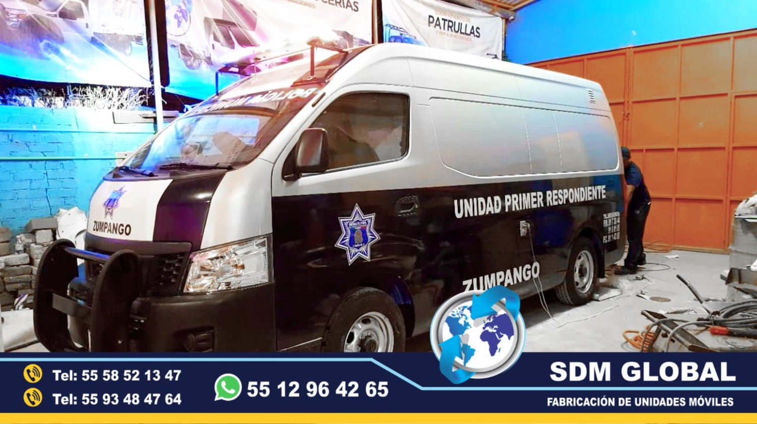 Fabricantes de Unidades Moviles de Primer Respondiente de seguridad publica municipal oficinas moviles<br>