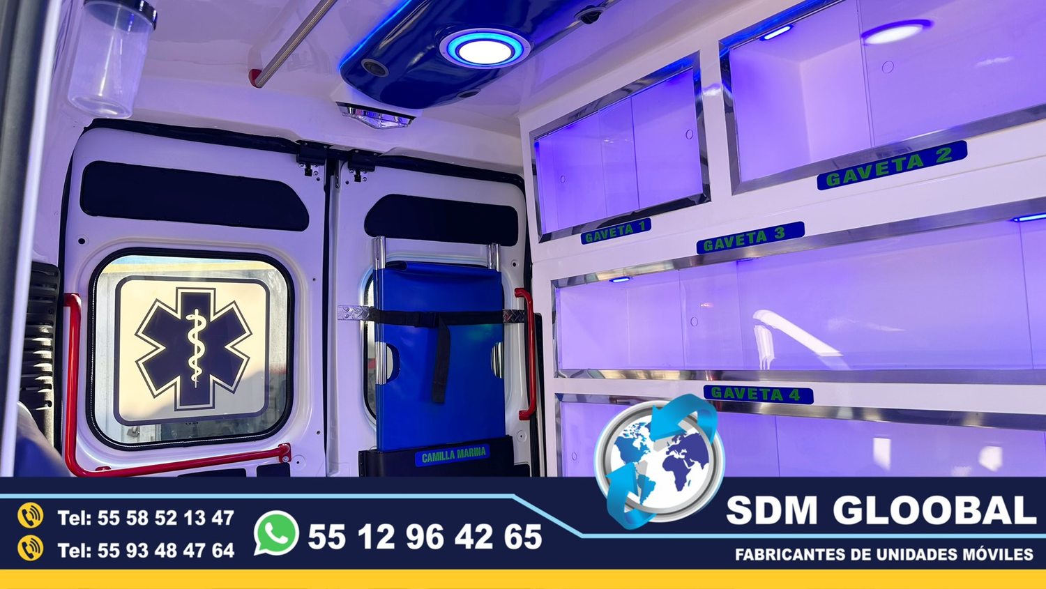 Venta de Ambulancias de Traslado de Tipo 1 y Tipo 2 en Mexico.      <br>