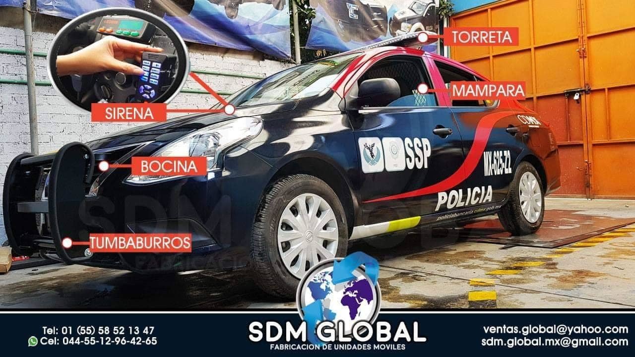 Fabrica de Patrullas Sedan Conversion Equipamiento Venta<br>