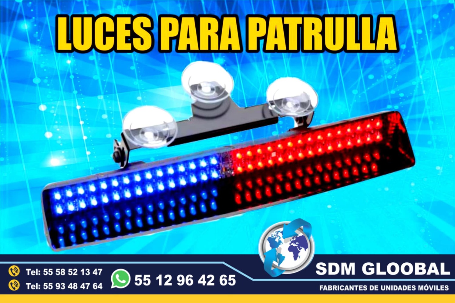Venta de Estrobos Codigos Barra de Leds luces perimetrales auxiliares<br>