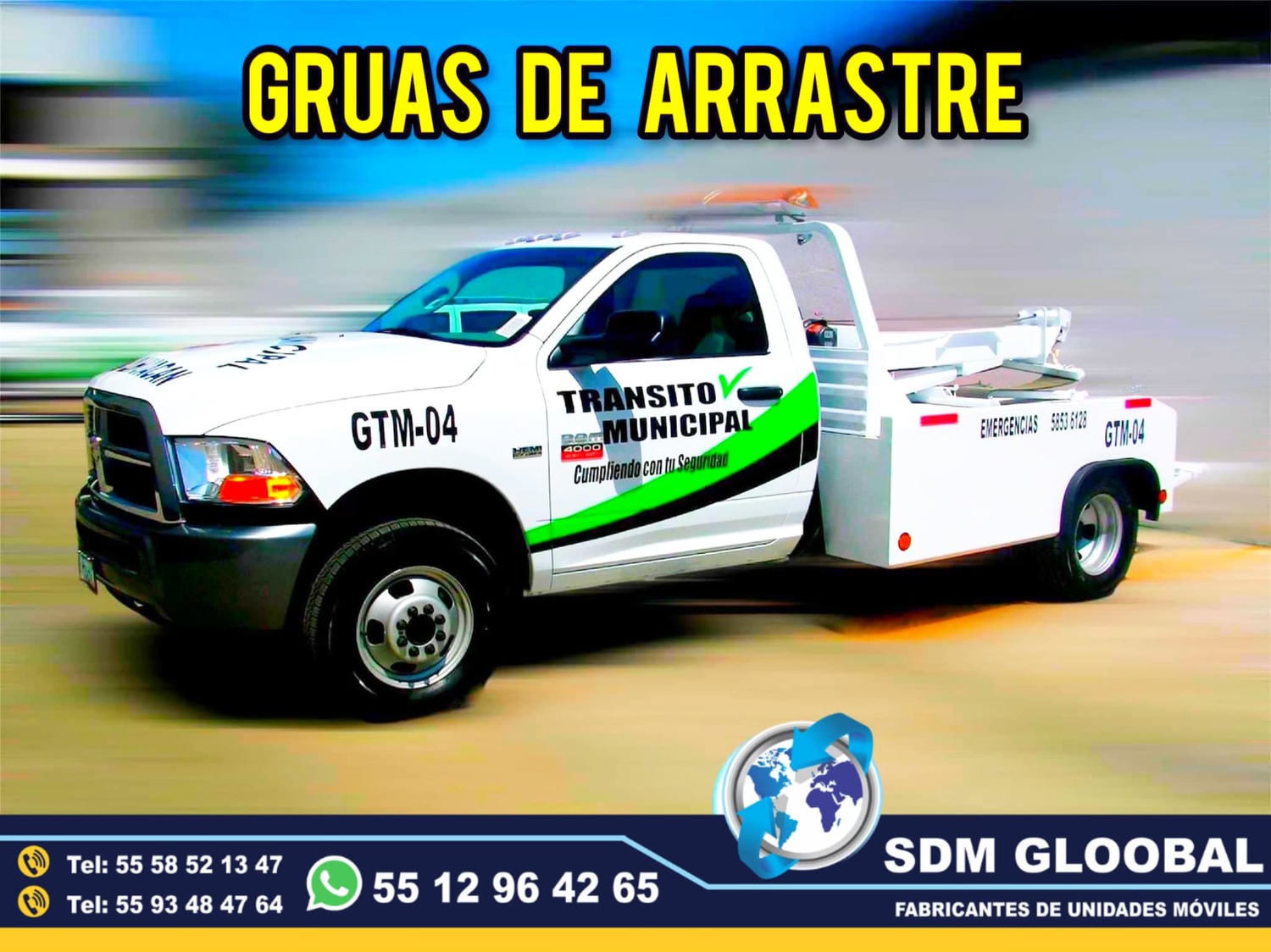Fabricantes de Gruas de Salvamento Rescate para Transito<br>