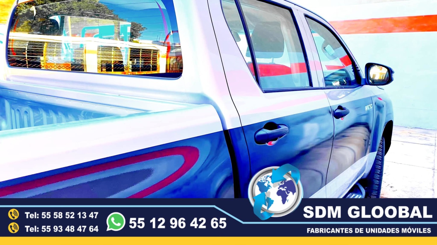 Servicio de pintura para patrullas pick up, sedan, motocicletas<br>