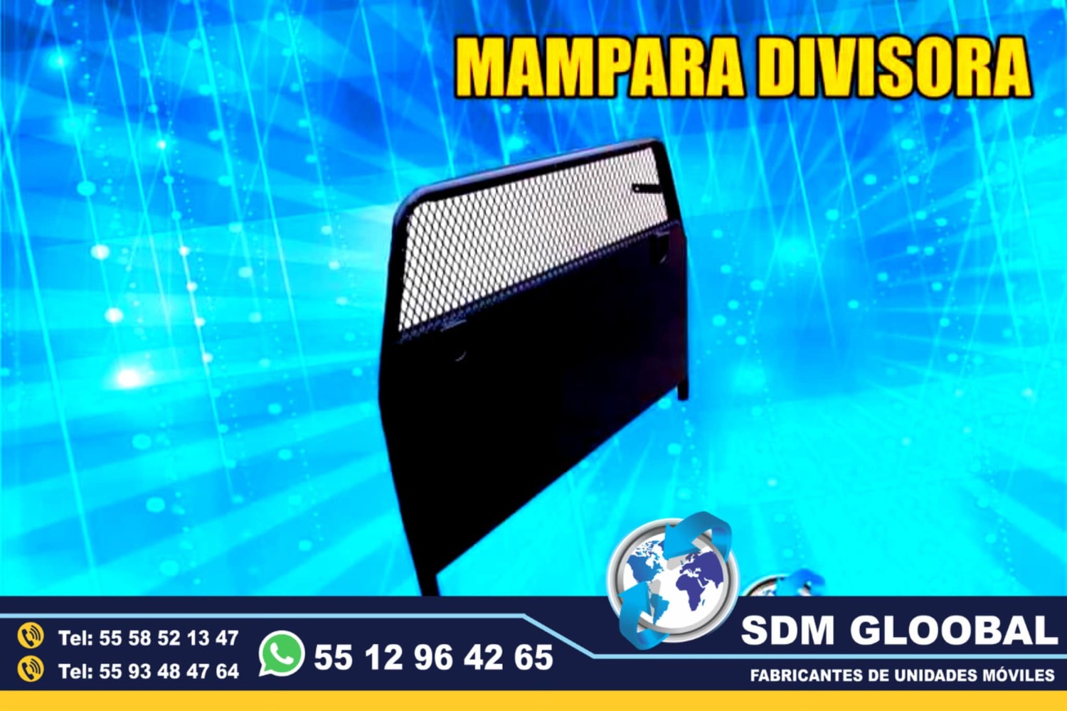 Fabricantes y venta de Mampara divisoria para patrullas pick up<br>