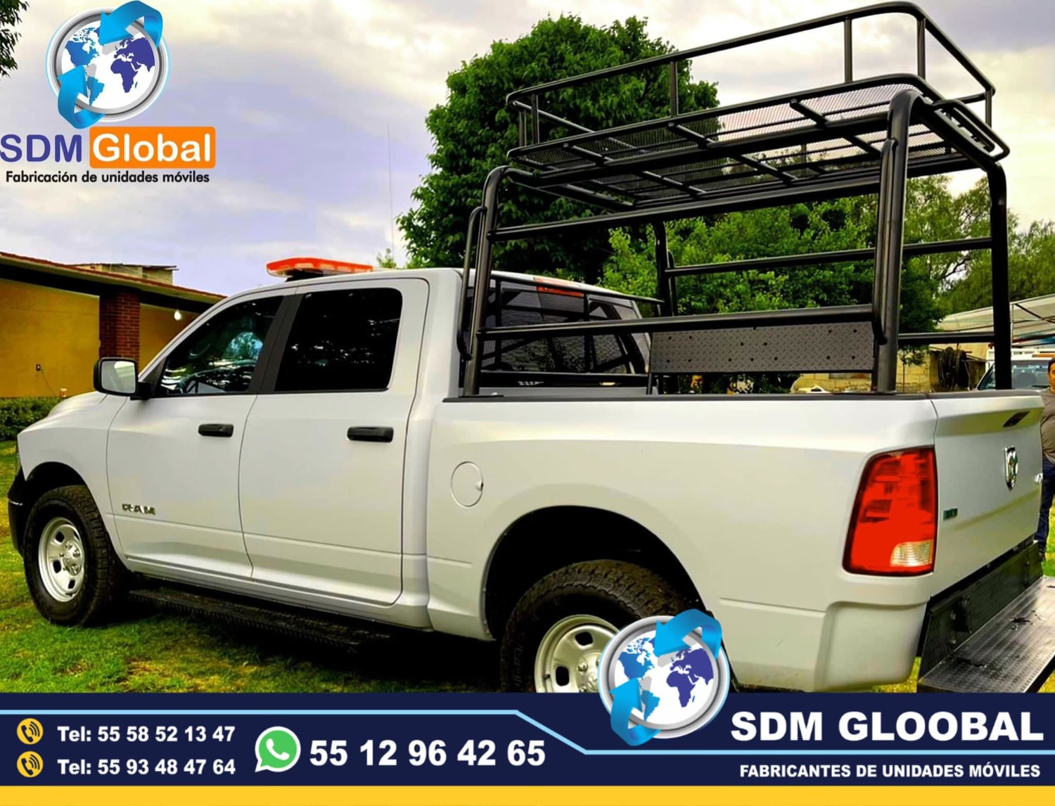 Fabrica de Roll Bar tipo comando para Patrullas pick up<br>