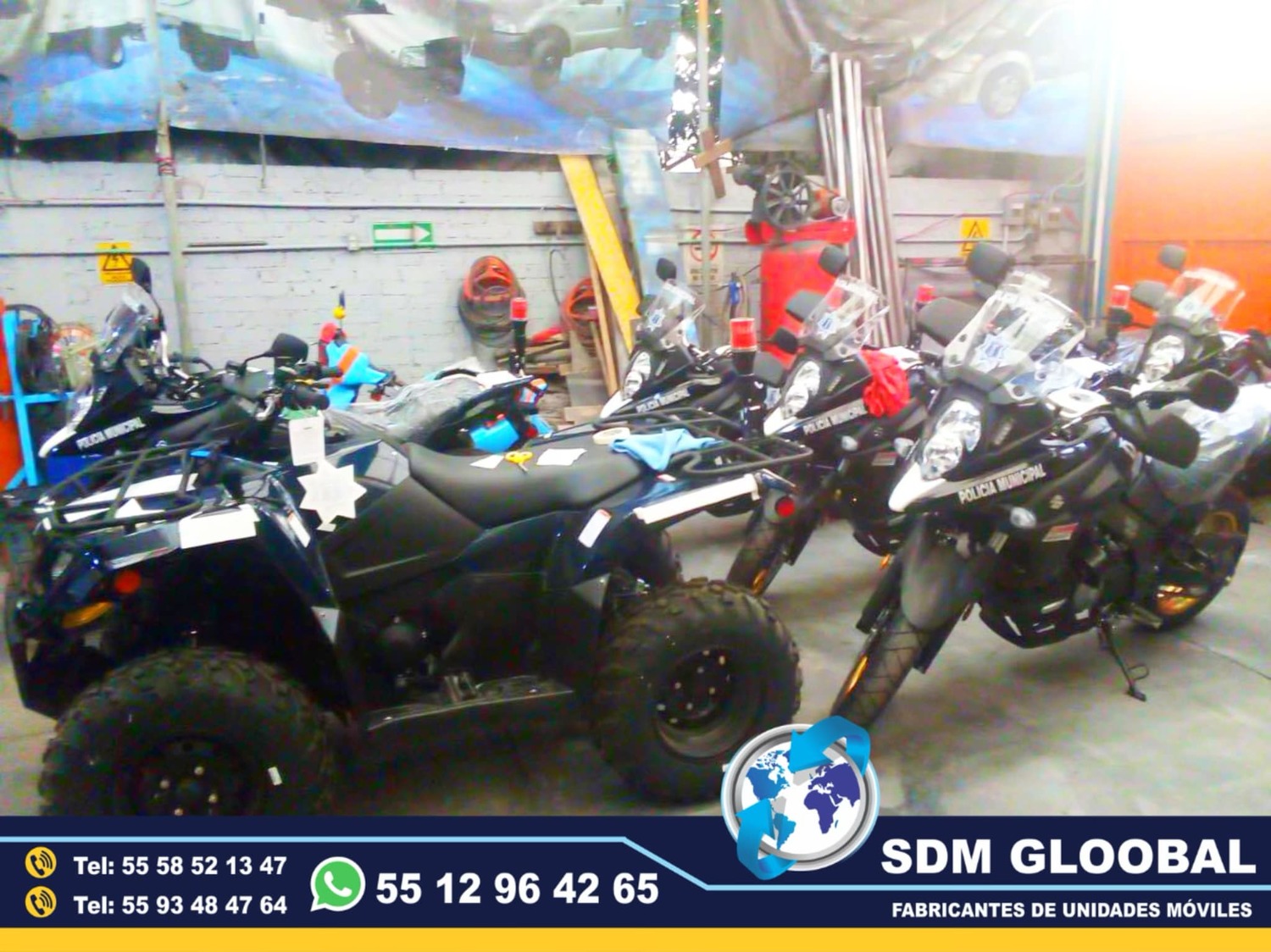 Venta Fabricantes Conversion y Equipamiento de MotoPatrullas cuatrimotos bicicletas<br>