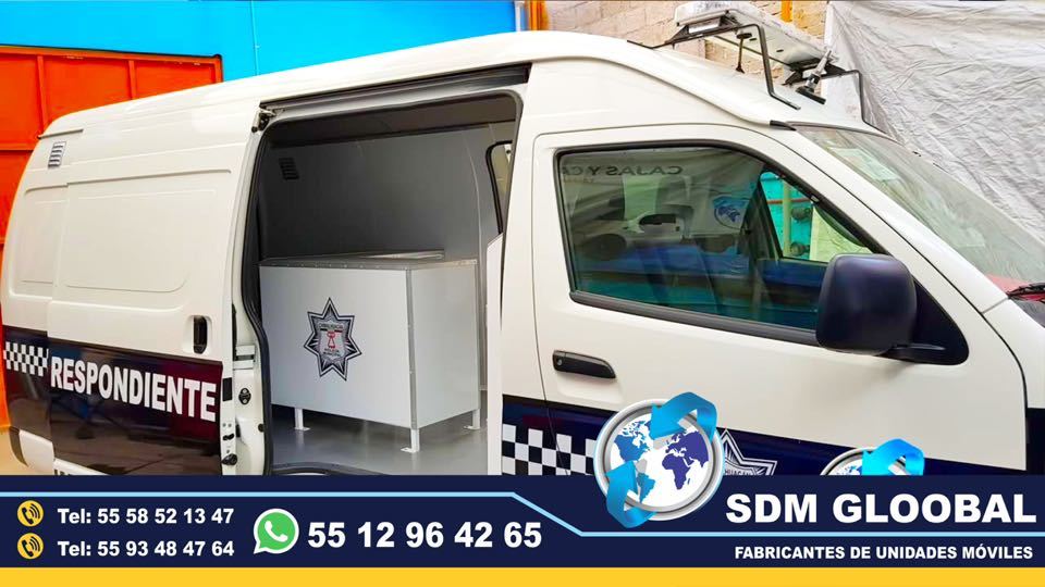 Fabricantes de Unidades Moviles de Primer Respondiente de seguridad publica municipal oficinas moviles<br>