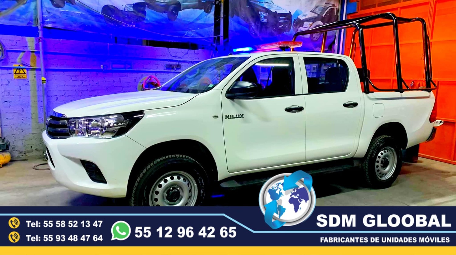 Fabrica de Roll Bar tipo comando para Patrullas Pick Up<br>