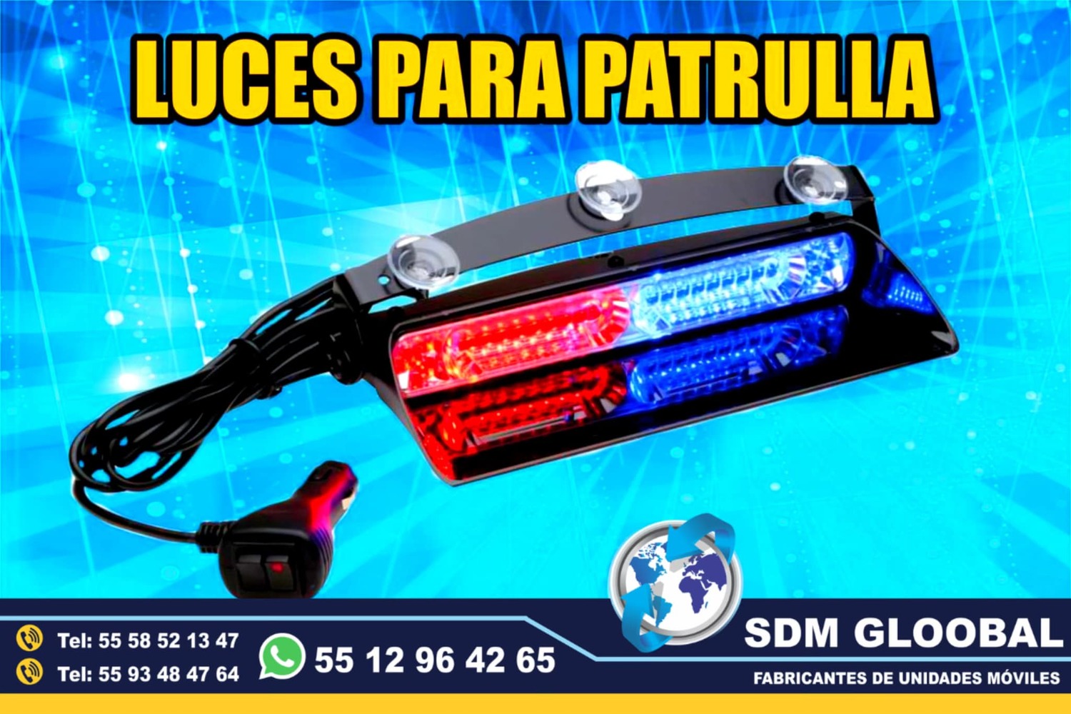 Venta de Estrobos Codigos Barra de Leds luces perimetrales auxiliares<br>