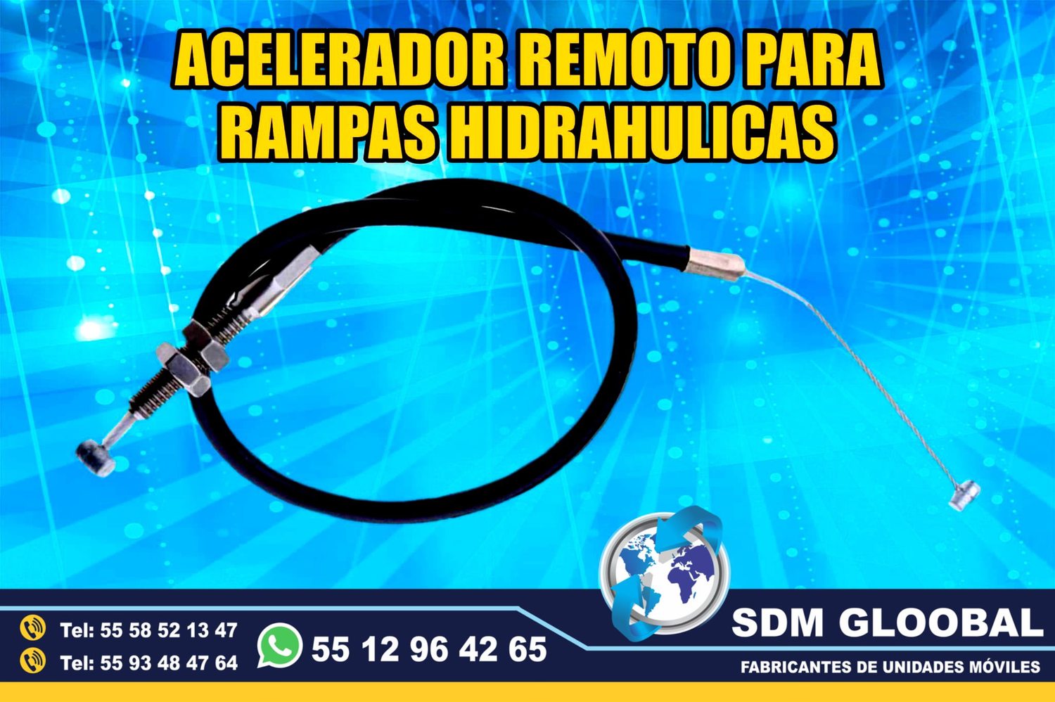 Venta de Acelarador remoto Rampas Hidraulicas de carga y decarga<br>
