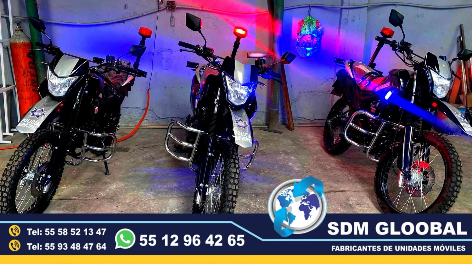 Venta Fabricantes Conversion y Equipamiento de MotoPatrullas cuatrimotos bicicletas<br>