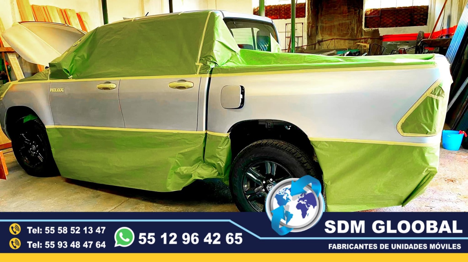 Servicio de pintura para patrullas pick up, sedan, motocicletas<br>