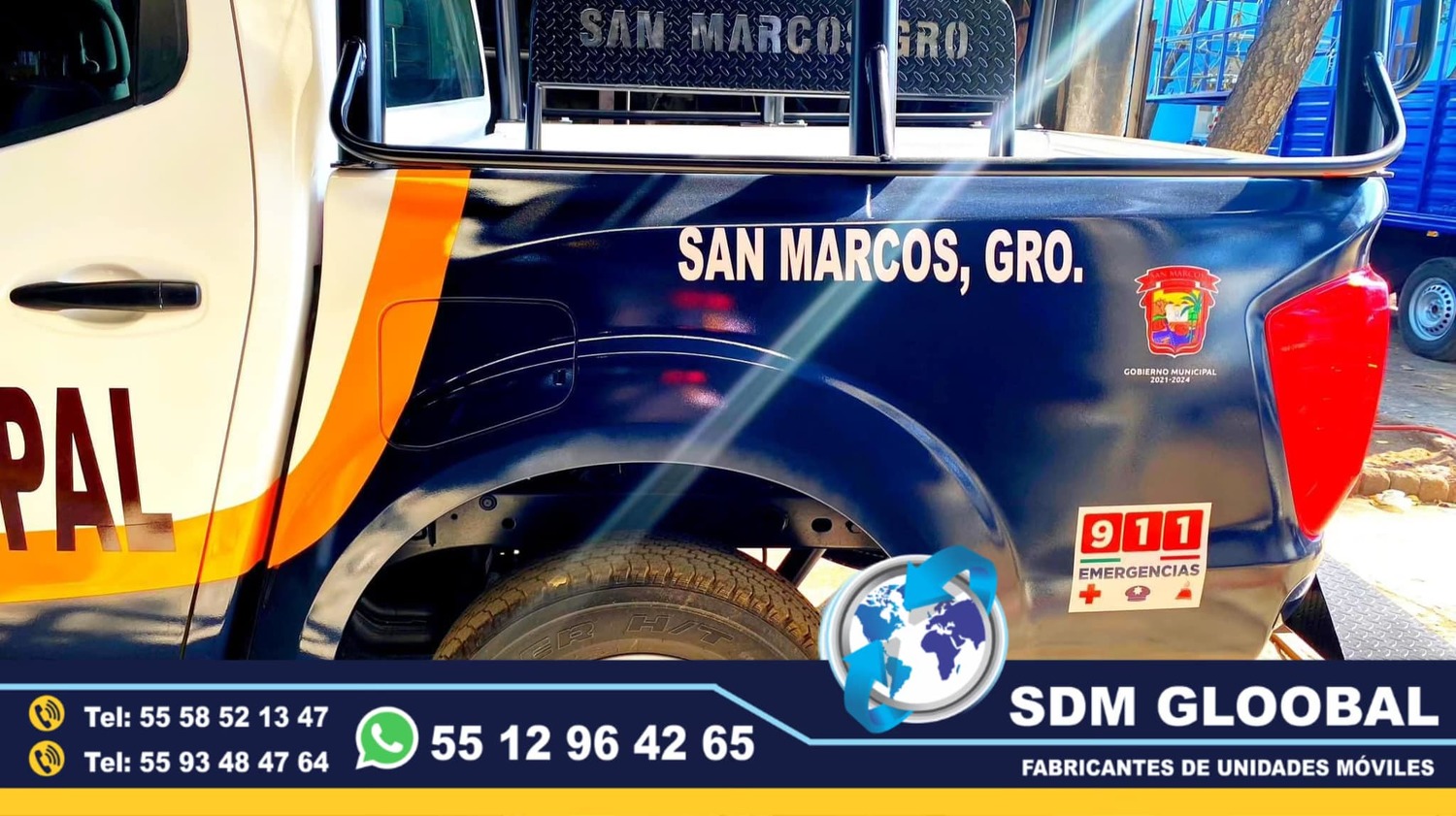 Fabrica de Banca Central para Patrullas Camioneta Pick Up<br>