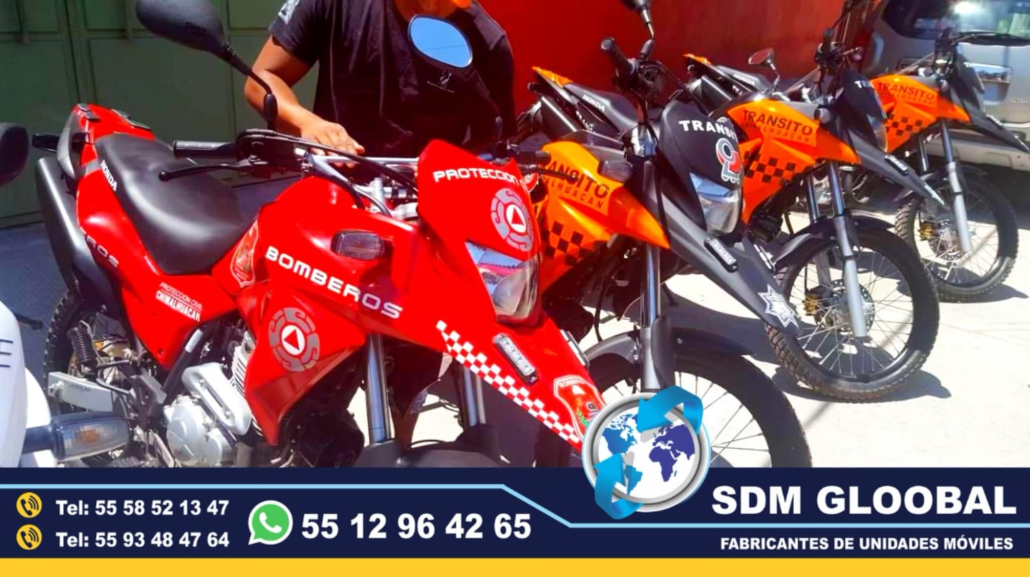 Venta Fabricantes Conversion y Equipamiento de MotoPatrullas cuatrimotos bicicletas<br>