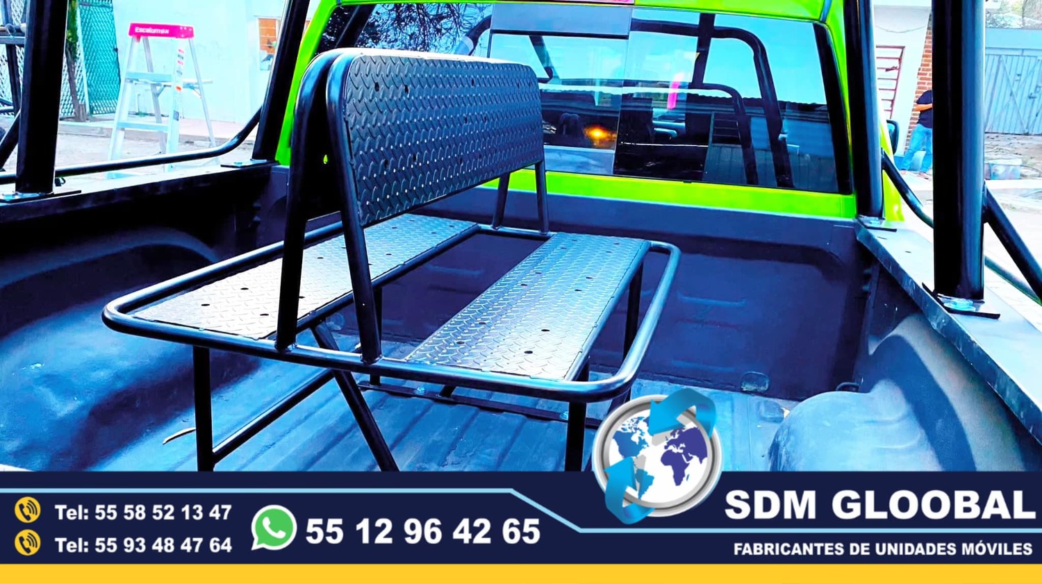Fabrica de Banca Central para Patrullas Camioneta Pick Up<br>