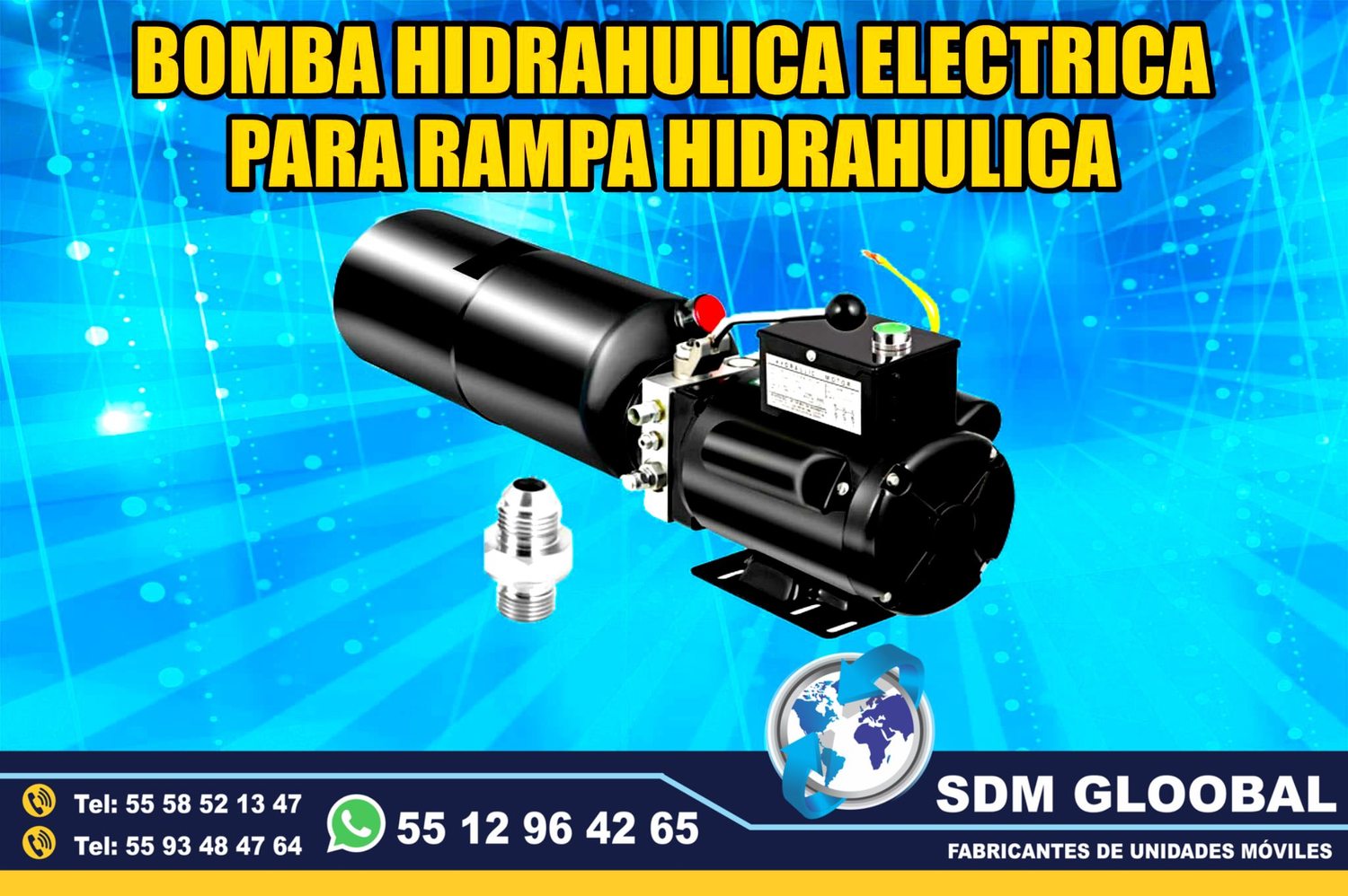 Venta de Bomba electrica para Rampas Hidraulicas de carga <br>