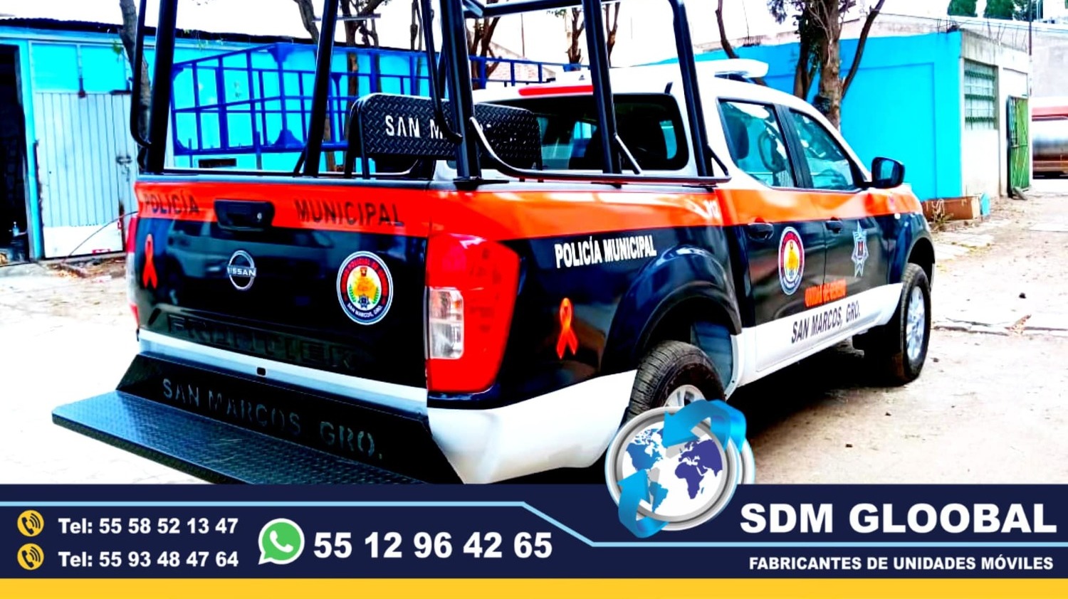 Fabrica de  Defensa tipo escalon para Patrullas Pick Up Sedan<br>